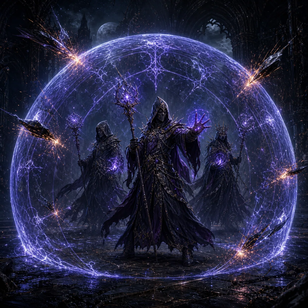 Arcane Ward spell key art