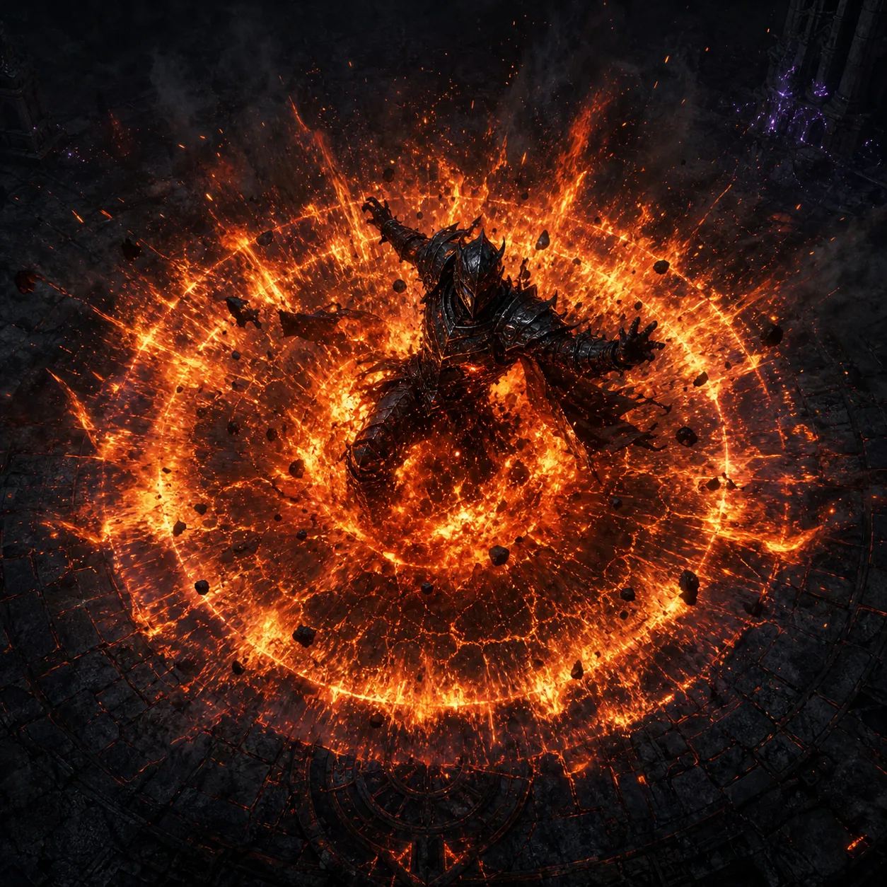 Ember Burst spell key art