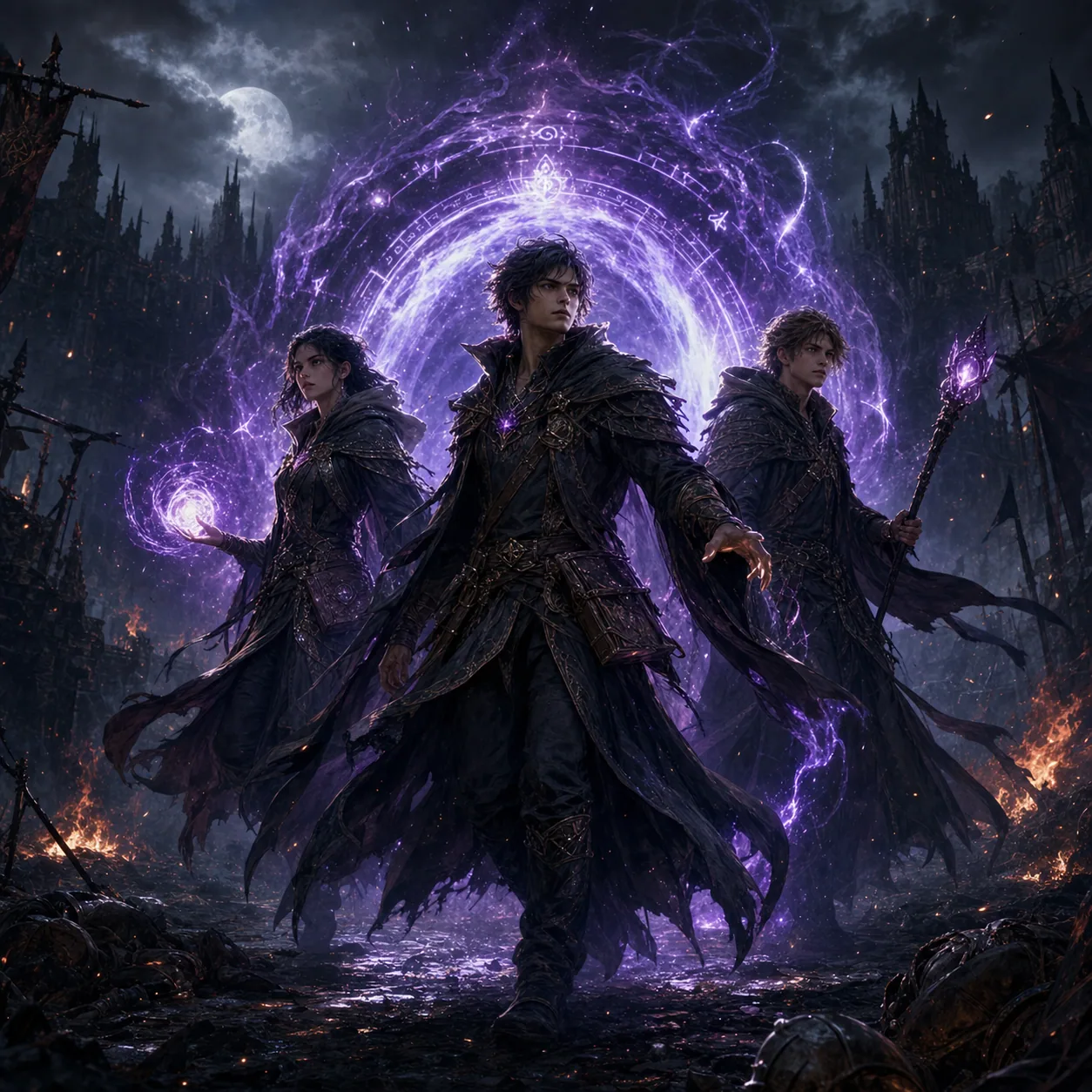Summon Apprentices spell key art